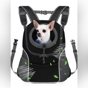 WOYYHO Pet Dog Carrier Backpack Puppy Dog Travel Carrier large 10-14lbs